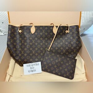 Authentic Louis Vuitton Neverfull GM